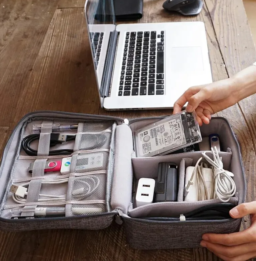 Compact Cable Organizer Case